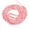Baking Paint Glass Beads Strands DGLA-N015-4mm-03-2