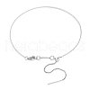Brass Slider Adjustable Bracelet Making KK-P302-01P-4