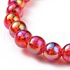 AB Color Transparent Acrylic Beaded Stretch Bracelet Sets BJEW-JB09047-5