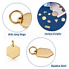 Crafans 12Pcs 12 Style 201 Stainless Steel Charms & Pendants STAS-CF0001-01-11