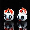 Handmade Bumpy Lampwork Beads Strands LAMP-Q031-014-5