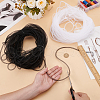 BENECREAT 2Pcs 2 Colors Polyester Mesh Tubing OCOR-BC0006-89-3