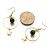 3Pairs Natural Tiger Eye Dangle Earrings EJEW-TA00656-4