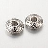 Tibetan Style Alloy Spacer Beads TIBEB-R011-P-LF-2