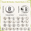 SUNNYCLUE 96Pcs 24 Styles Tibetan Style Alloy Beads FIND-SC0009-53-2