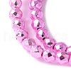 Baking Painted Synthetic Non-Magnetic Hematite Beads Strands G-H020-K01-07-3