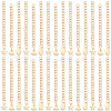 Beebeecraft 30Pcs 3 Styles 304 Stainless Steel Chain Extender STAS-BBC0005-48-1