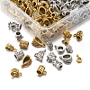 Tibetan Style Alloy Tube Bails TIBE-TA0001-17-5