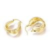 Brass Hoop Earrings EJEW-H104-03G-3