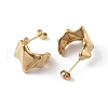 PVD Vacuum Plating 304 Stainless Steel Stud Earrings EJEW-D095-13G-2