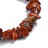 Gemstone Chip & Shell Pearl Beaded Stretch Bracelets BJEW-JB10914-5