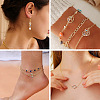 28Pcs 7 Styles Alloy Colorful Enamel Connector Charms FIND-TA0002-46-8