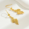 Stainless Steel Leaf Hoop Earrings IY1642-5
