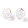 Electroplate Opaque Glass Beads EGLA-B003-02A-01-3