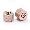 Rack Plating Brass Beads KK-O125-12RG-2