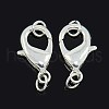 PVD Vacuum Plating Brass Lobster Claw Clasps for Jewelry Necklace Bracelet Making KK-I599-10mm-S-RS-1