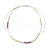 Natural Gemstone Beaded Necklaces NJEW-JN04689-5