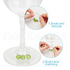 48Pcs 24 Colors Brass Wine Glass Charms AJEW-GO00008-3