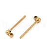 Ion Plating(IP) 304 Stainless Steel Stud Earring Findings STAS-F227-18F-G01-2