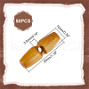 Unicraftale 50Pcs 1-Hole Wood Buttons BUTT-UN0001-27B-3