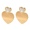 Stainless Steel Stud Earrings for Women EJEW-C110-14G-1