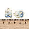 Alloy Rhinestone Pendants PALLOY-P311-02G-3