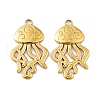Ion Plating(IP) 304 Stainless Steel Pendants STAS-G335-05G-1