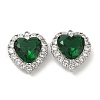 Brass Micro Pave Cubic Zirconia Pendants KK-P250-39P-1