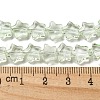 Baking Paint Transparent Glass Beads Strands X1-DGLA-A07-T8mm-KD06-4