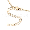 5Pcs 5 Colors Butterfly Alloy Enamel Pendant 304 Stainless Steel Cable Chain Necklaces for Women NJEW-JN05315-6