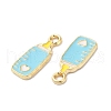 Alloy Enamel Pendants ENAM-D046-41G-01-2