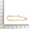 Ion Plating(IP) 304 Stainless Steel Safety Pins Brooch Findings STAS-K252-05A-G-01-3