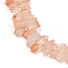 Natural Crackle Quartz Beads Strands G-R012-B06-02-3