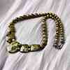 Natural Unakite Faceted Bib Graduated Beaded Necklaces for Women NJEW-B128-01N-3