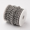 Tarnish Resistant 304 Stainless Steel Rolo Chains CHS-L015-53-2