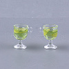 Resin Cup Pendants CRES-S359-11A-3
