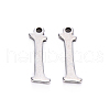 Tarnish Resistant 201 Stainless Steel Charms STAS-R105-I-1