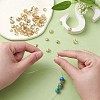 100Pcs 10 Styles Alloy Bead Caps PALLOY-CJ0002-77-3