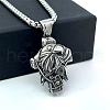 Independence Day American Eagle Head Cross Pendant Necklaces Punk Fashion Men's Hip Hop Jewelry GN6266-1