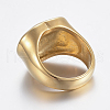 Ion Plating(IP) 304 Stainless Steel Wide Band Finger Rings RJEW-H125-42G-16mm-3