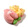 Animal Duck Theme Opaque Resin Decoden Cabochons CRES-B020-01D-2