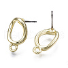 Alloy Stud Earrings PALLOY-T077-114LG-RS-2