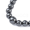 Non-Magnetic Synthetic Hematite Necklaces for Men NJEW-E107-03-2