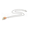 Best Friends Alloy Pendant Necklaces NJEW-K124-02A-P-5