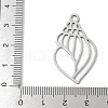 304 Stainless Steel Pendants STAS-S155-05P-01-3