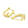 Brass Letter Stud Earrings for Women EJEW-A038-01J-G-2