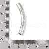 304 Stainless Steel Curved Tube Beads STAS-M071-03C-P-4
