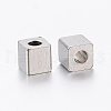 304 Stainless Steel Beads STAS-F148-5x5-06P-2