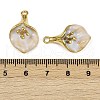 304 Stainless Steel Enamel Pendants STAS-L290-05G-3