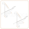 Triangle Acrylic Mobile Phone Holders ODIS-WH0038-101B-3